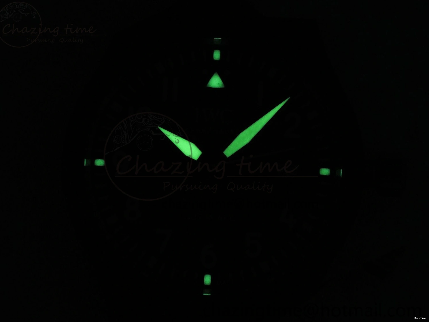 MIROTIME 0418 Original Pilot’s Watch Laureus Blue Ceramic IW328101 ZF 1:1 Best Edition on Blue Nylon Strap A 7027